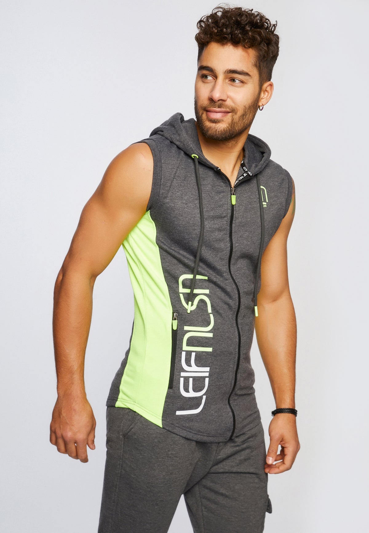 LN-8289 Anthrazit-Gelb L