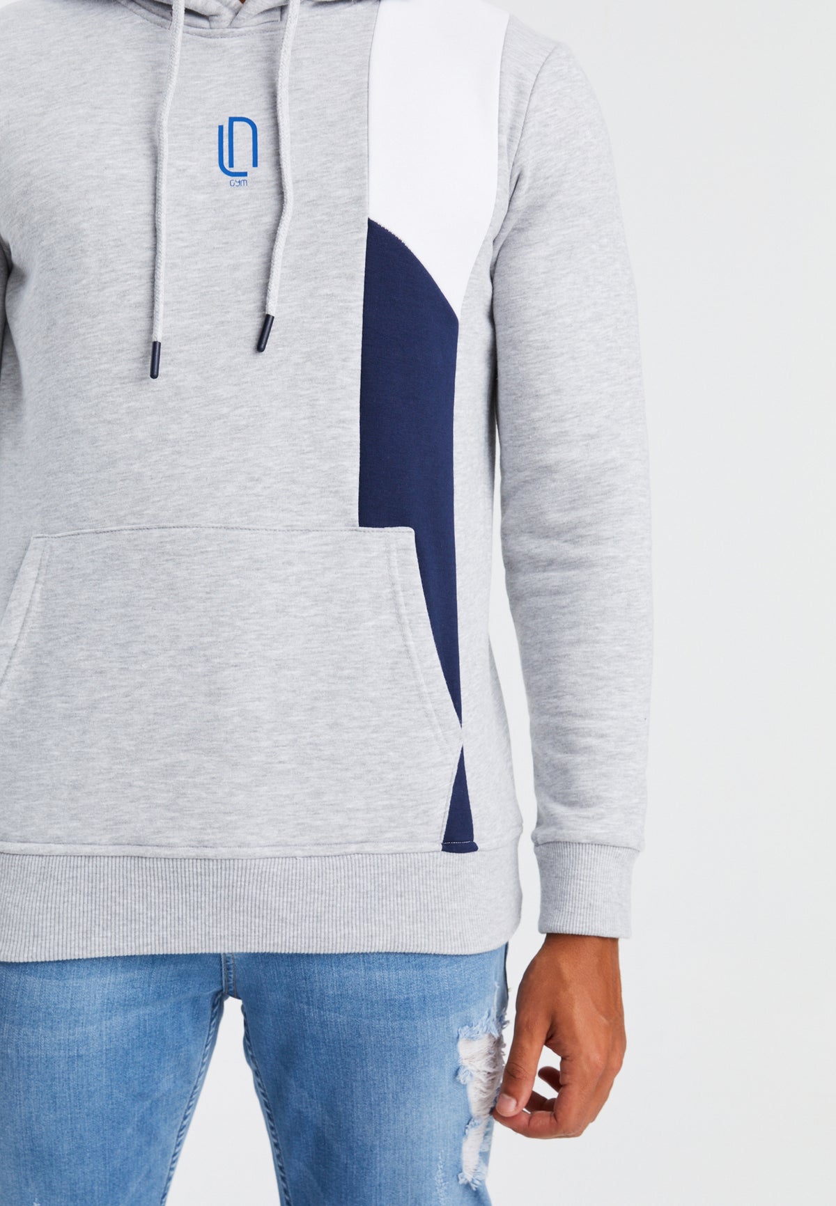LN-8345 Grau-Dunkel-Blau L