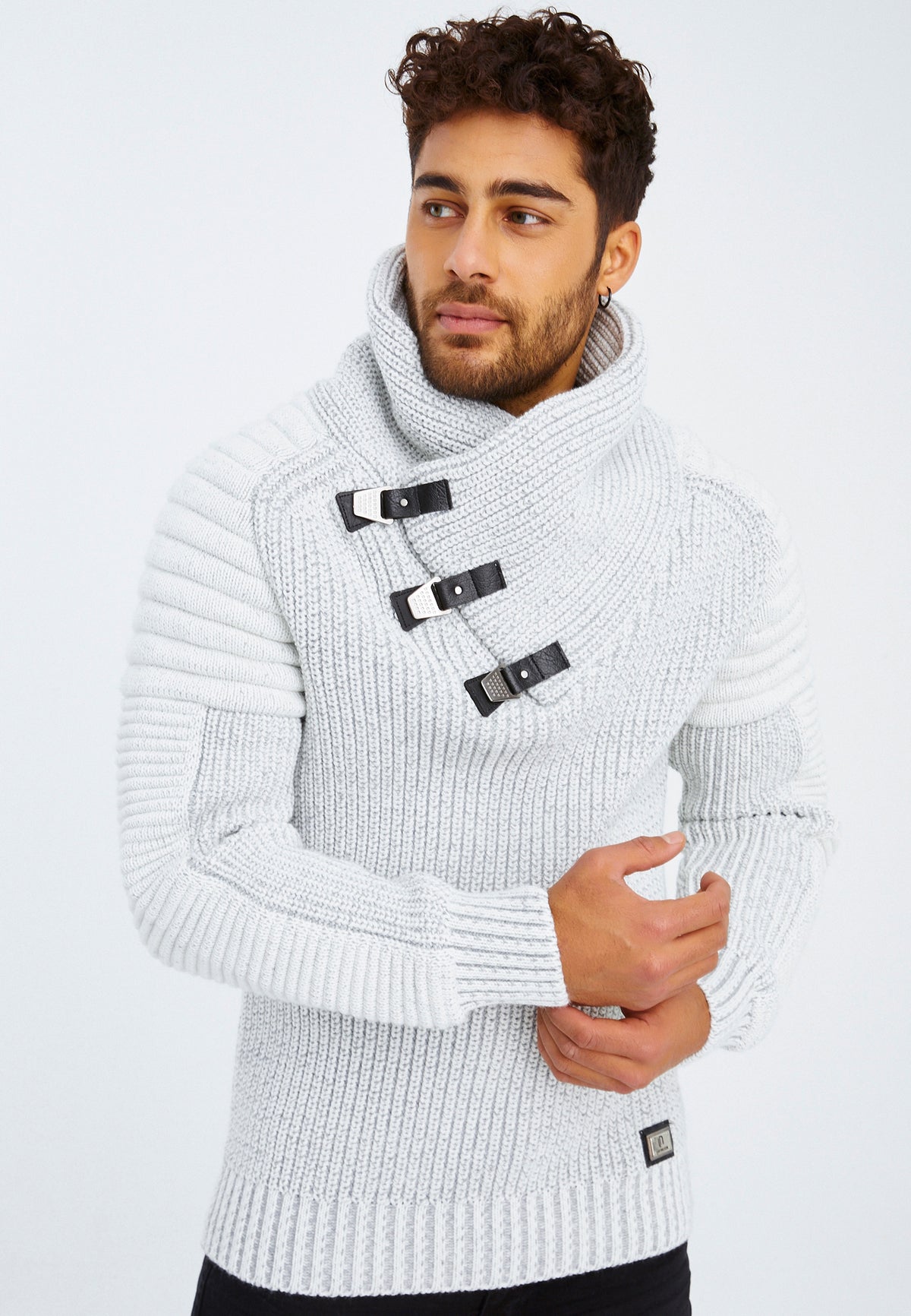 Leif Nelson Herren Strickpullover