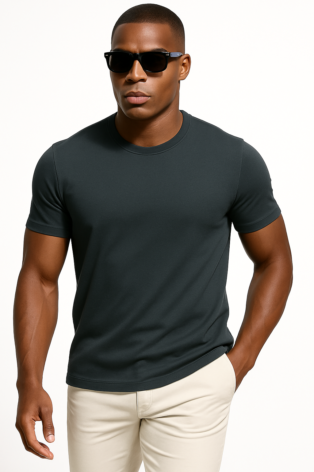 Tee-shirt col rond 
