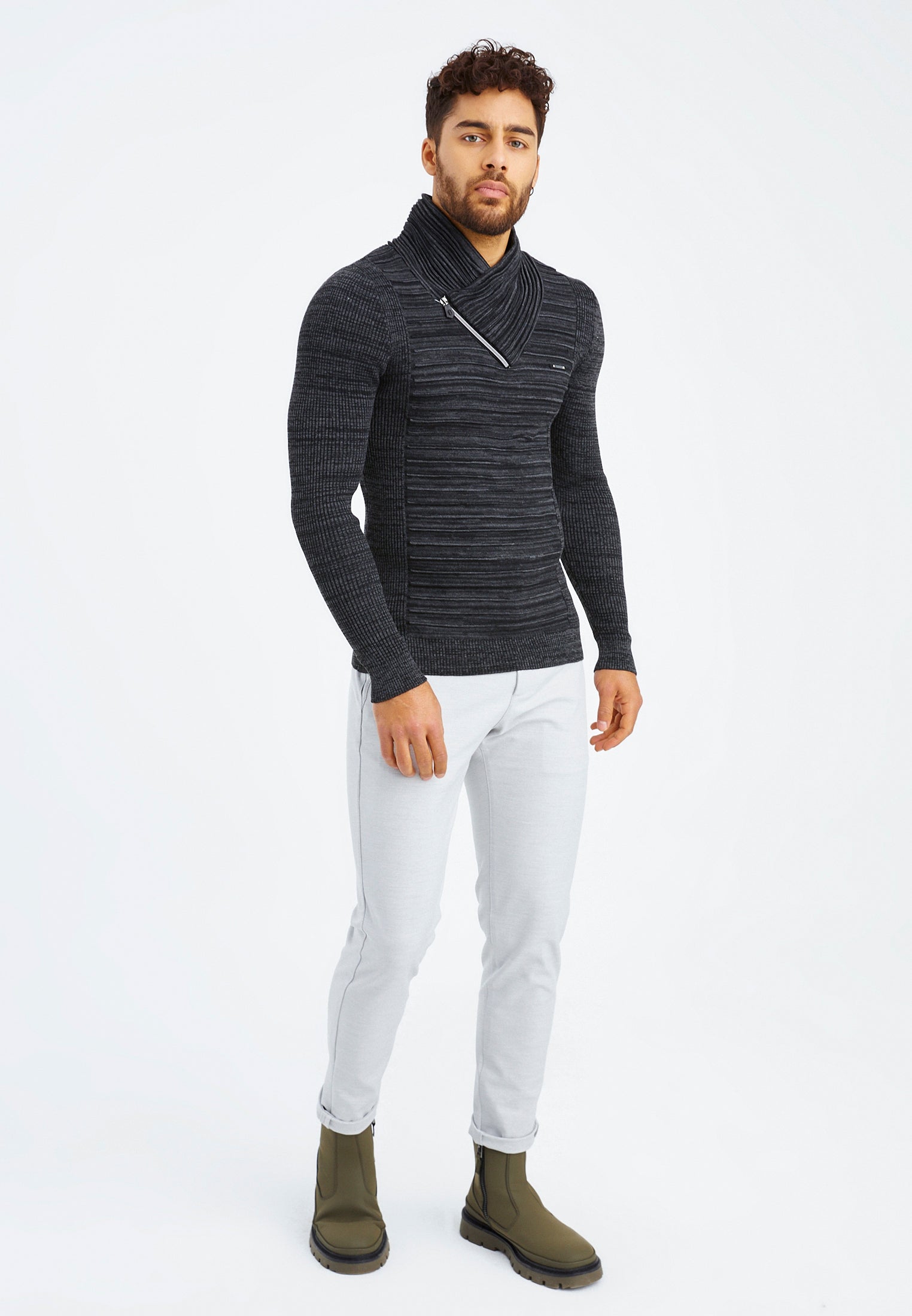 Vatertagsgeschenk Für Papa Leif Nelson Herren-Strickpullover Mit  Schalkragen Winter-Wool-Look Aus Polyacryl (Regular Fit) Tshirt Herren