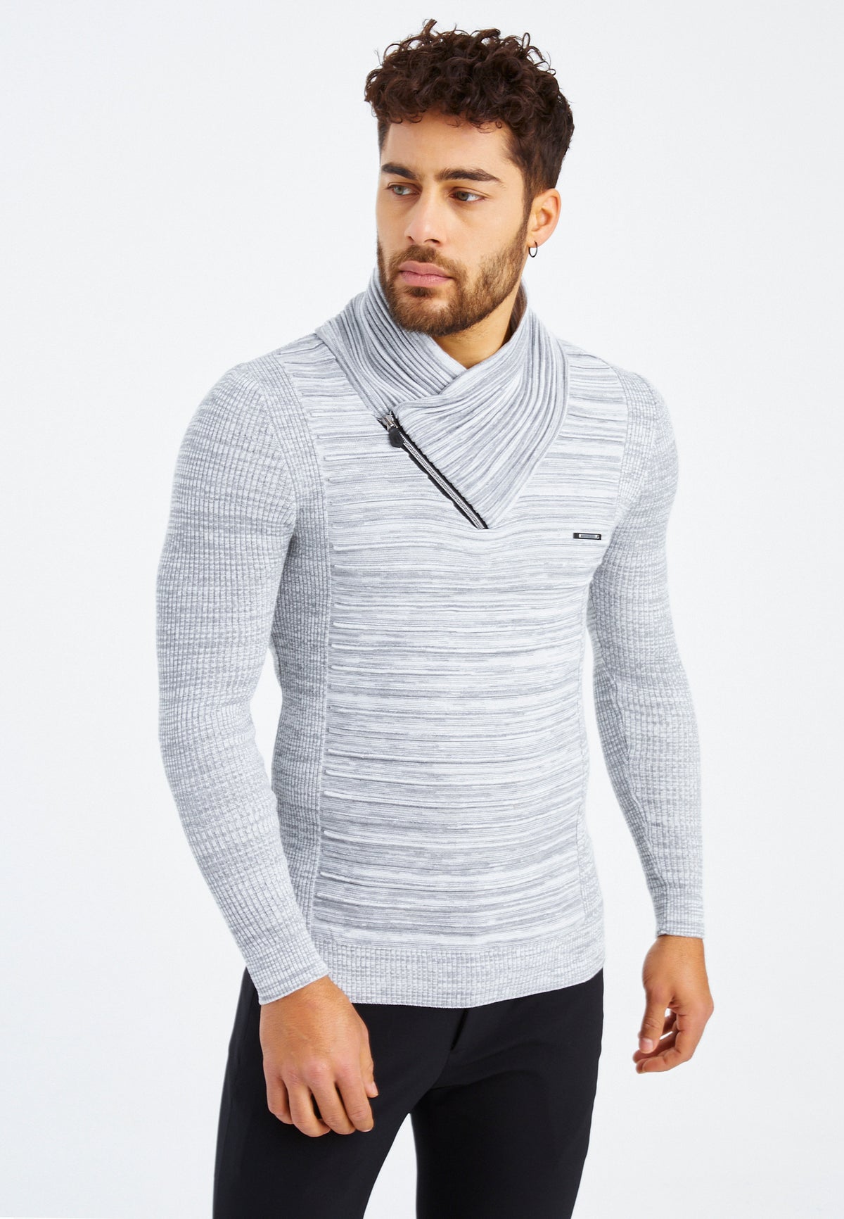 LN-1535 Ecru-Grau XXXL