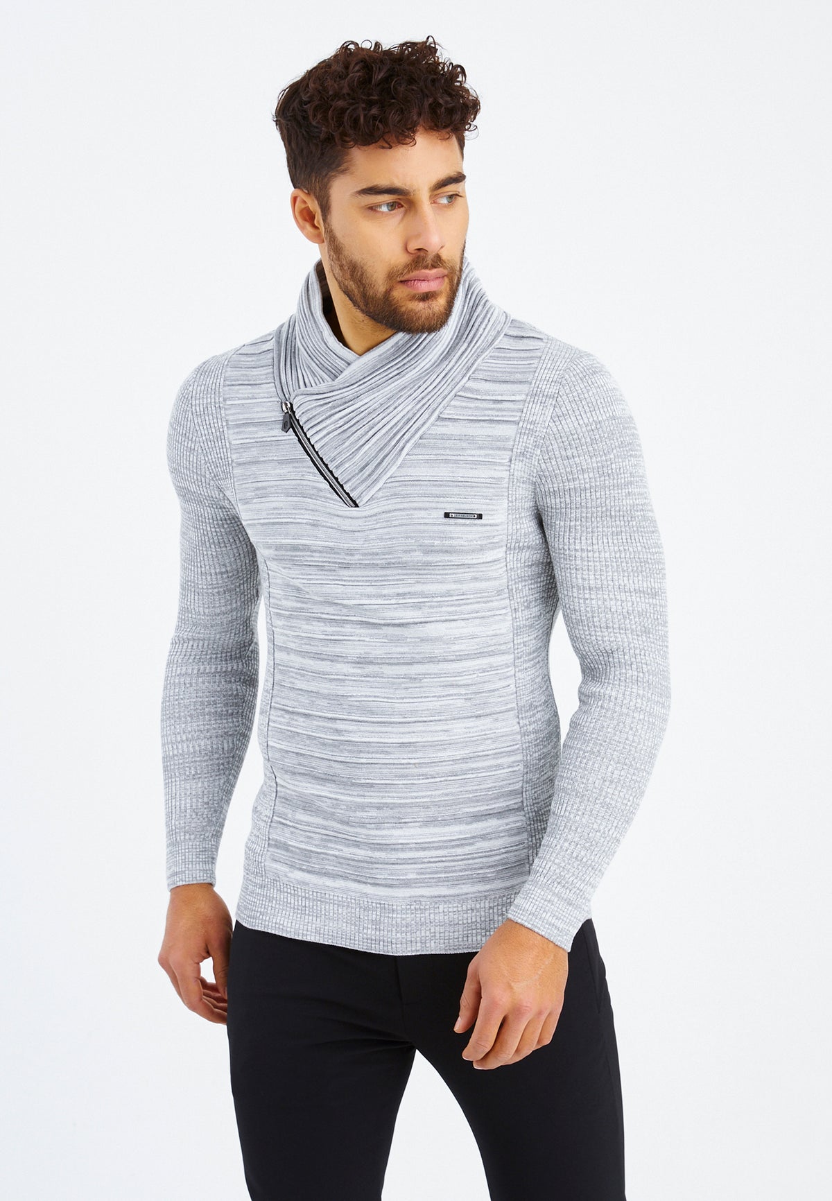 LN-1535 Ecru-Grau XXXL