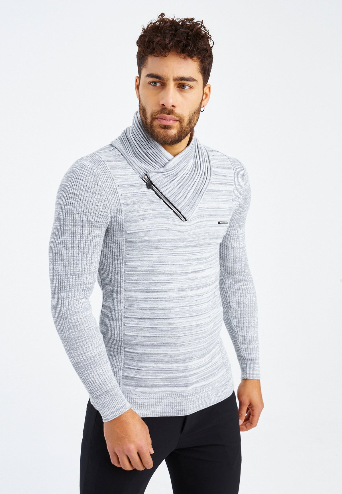 LN-1535 Ecru-Grau XXXL