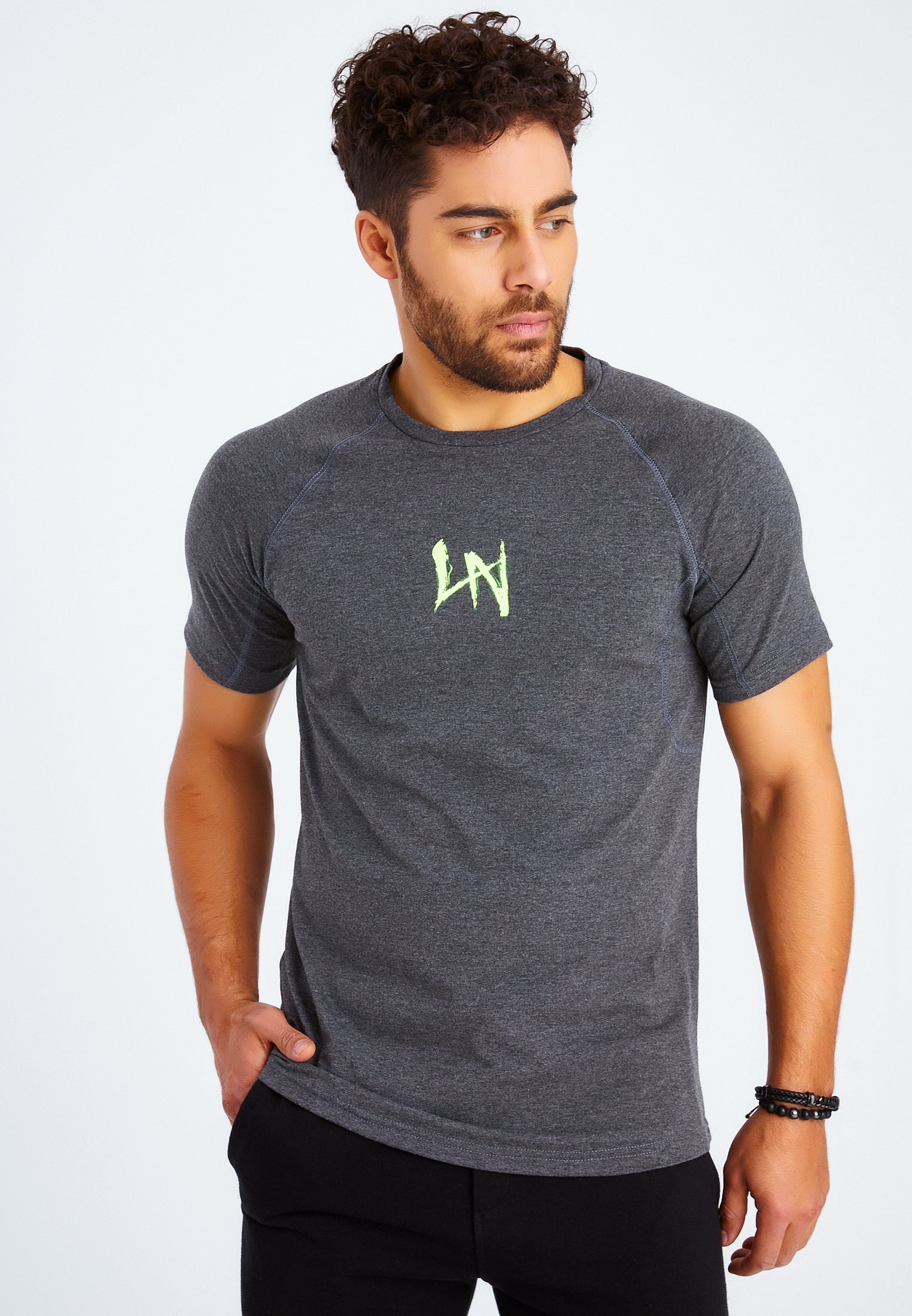 Leif Nelson Herren T-Shirt Basic Slim Fit – Lässiges Baumwoll-Shirt In Vielen Farben & Größen