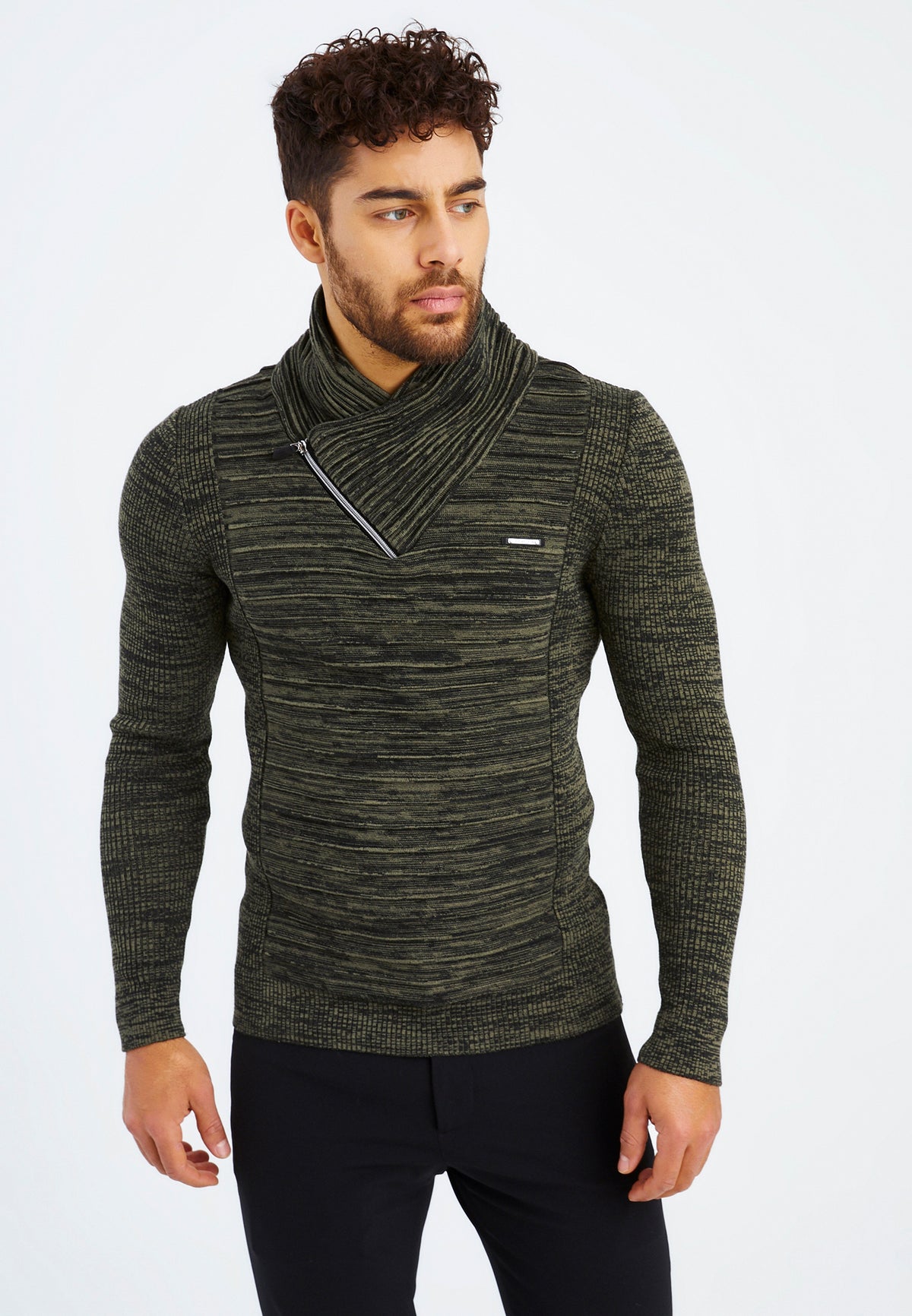LN-1535 Khaki-Schwarz L
