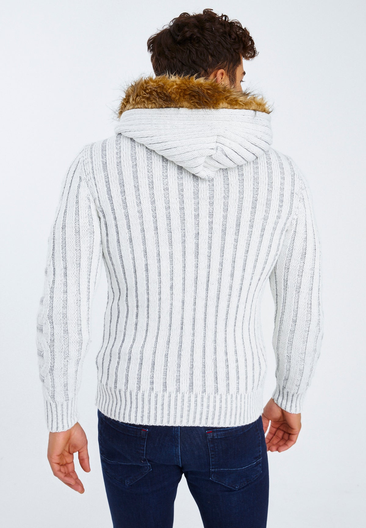 LN-5555 Ecru-Grau L